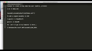 C# Strong name assembly and GAC