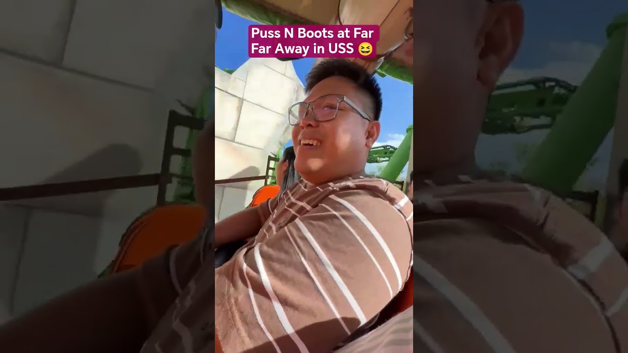 Must try PUSS n Boots ride in Universal Studios Singapore 