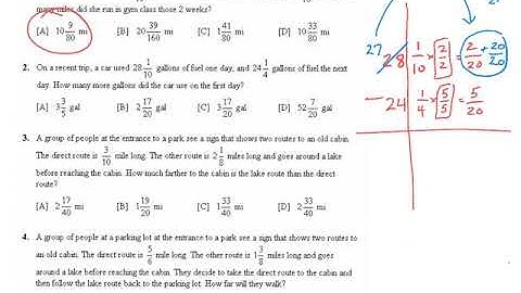 Add and Subtract Mixed Numbers Word Problems - Examples