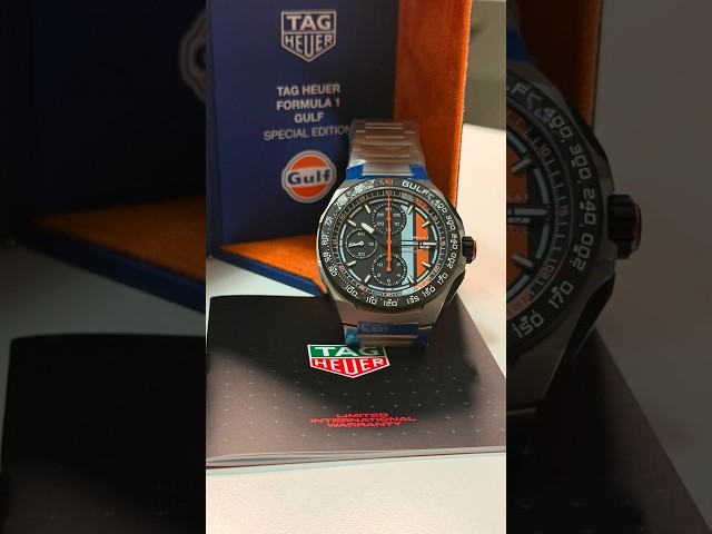 Tag Heuer Formula 1 X Gulf Timepiece - YouTube
