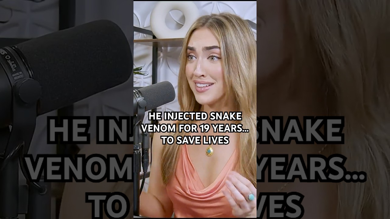 He injected snake venom for 18 years… to save lives 🐍🧪