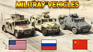 GTA 5 : USA VS RUSSIA VS CHINA MILITARY VEHICLE (WHICH IS BEST?)