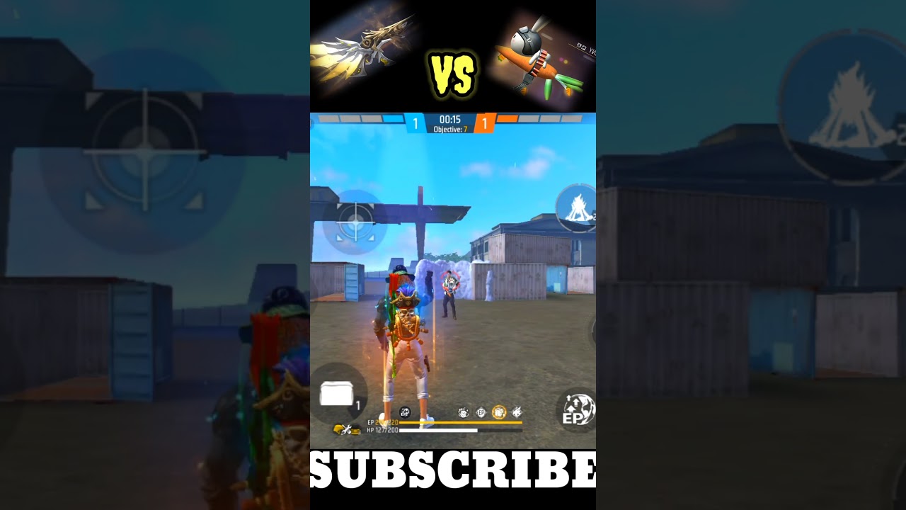 Evo Mp5 vs Crazy Bunny mp5||Free Fire 