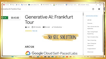 Generative AI : Frankfurt Tour | ARC128 | Qwiklabs Solutions | #qwiklabs #iit #arcade #arcadegames
