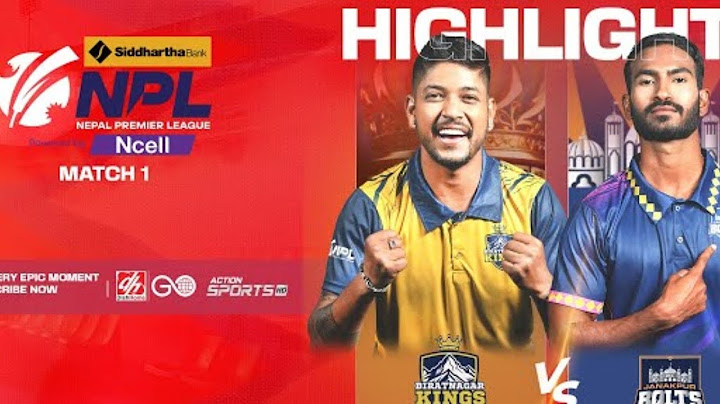Janakpur Bolts VS Biratnagar Kings highlights