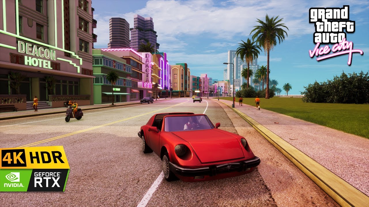 Vice City в 2025 году | Непревзойденное визуальное впечатление в разрешении 4K! Новый облик! 🔥