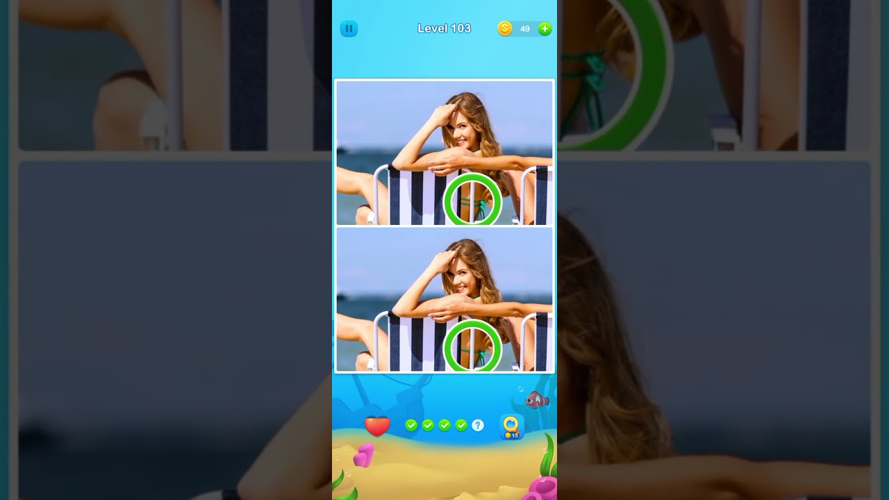 Spot and Find the Differences Level 103