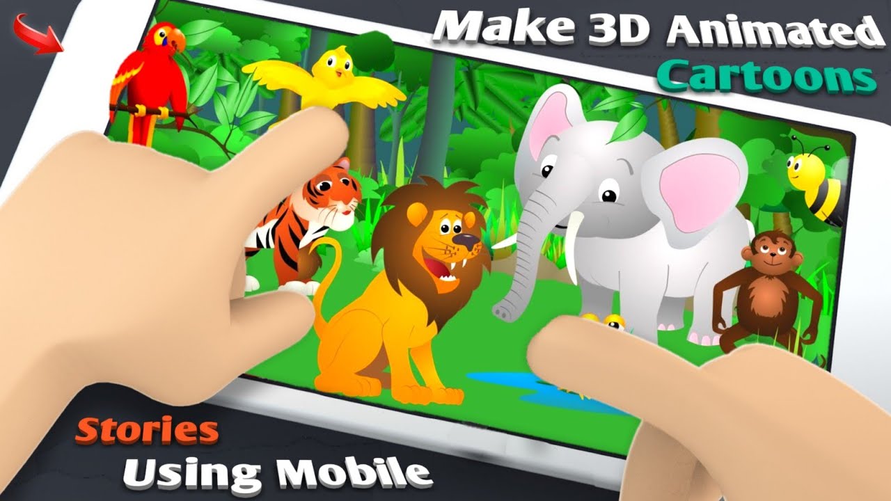 How to Make 3D Animation Videos Using Mobile || Make 3D Animated Cartoon  Stories with Mobile - YouTube