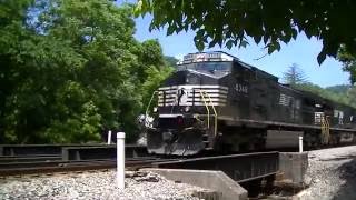 NS Progress Energy Coal Empties with Dash 9 Power