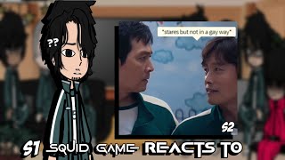: S1 Squid game reacts to S2 || gacha react