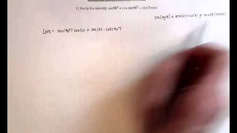 5 2 1 Sum & Difference Formulas