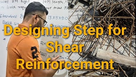 Designing step for shear Reinforcement | By Krishna sir