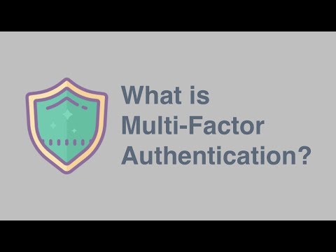 Video: Wat is 'n paar voorbeelde van multifaktor-verifikasie?