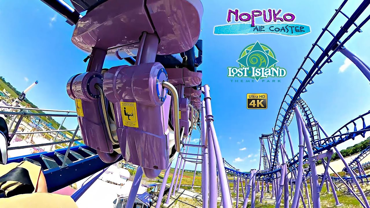 Nopuko Air Coaster On Ride Back Seat 4K POV Lost Island Theme Park 2024 08 16