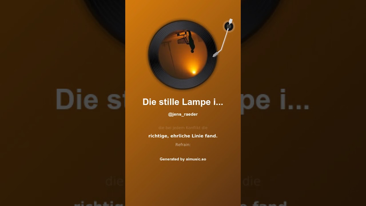 Die stille Lampe im Einkaufswagen