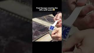 Fred Savage Wearing The 39% Tariff Watch