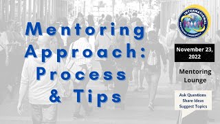 Mentoring Approach Process Tips