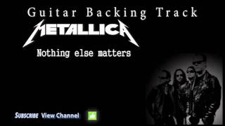 Metallica - Nothing else matters (Guitar Backing Track) chords sheet