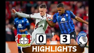 Atalanta vs Bayer Leverkusen 3_0 all goals highlights.#highlights #atalanta #vairal