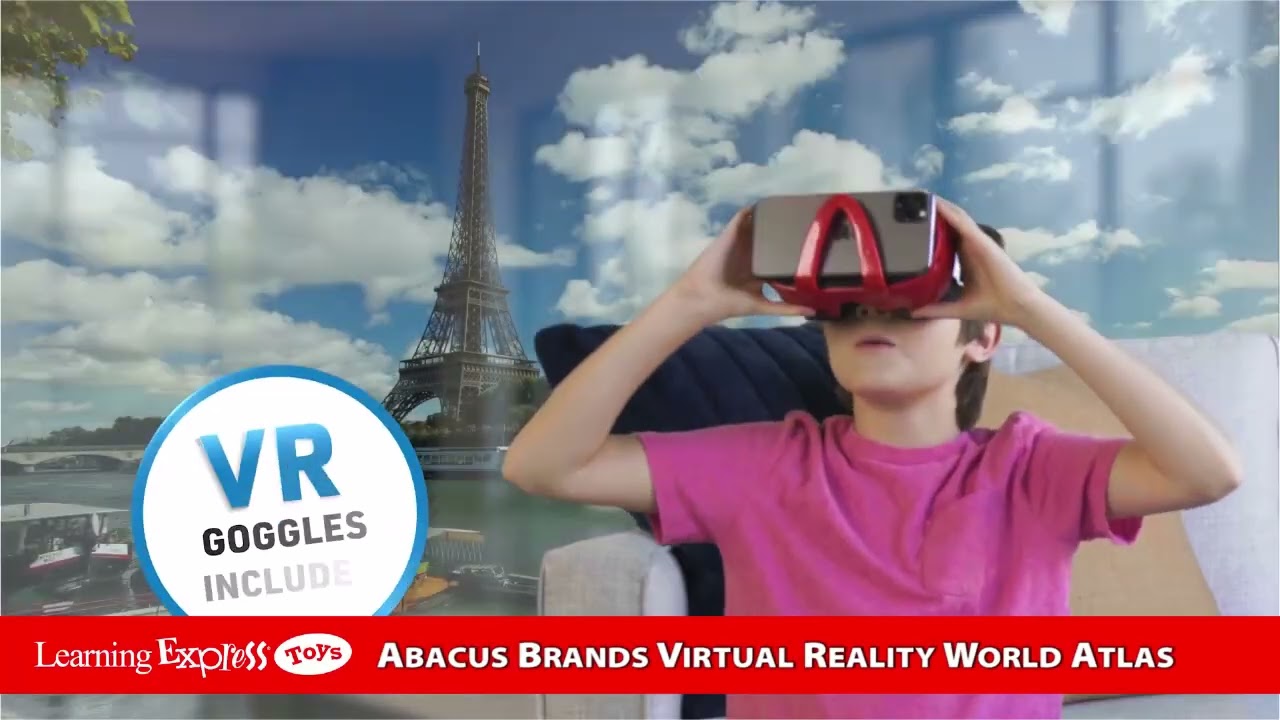 ACU94345   Abacus Brands Virtual Reality World Atlas