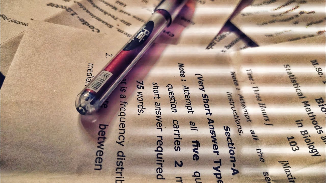 MSC biotechnology 3rd semester qyestion paper 2023 