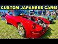 Japanese classic car show 2023  jccs long beach epic jdm cars skyline gtrs nsxs supras  rx7s