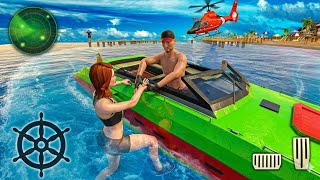 Boat Rescue Simulator 3D Gameplay | Save Lives in Ocean Missions screenshot 4