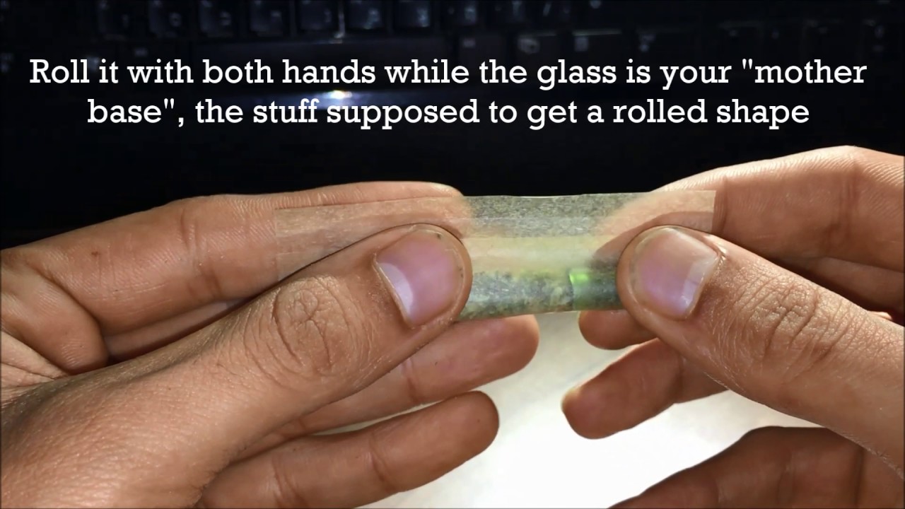 How to roll a joint with glass filter tips in less than a minute by Bingo's Solutions - YouTube