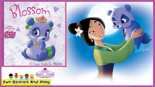 Disney Princess Palace Pets MULAN 🐼 BLOSSOM a happy panda follow along reading book Fun Stories Play