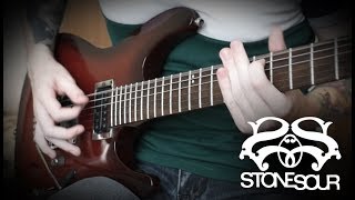 Stone Sour - Thank God It&#39;s Over (HD Guitar Cover w/Solo)