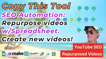 Repurpose YouTube Videos.  Create YouTube Videos with AI.  #youtubeseo  #youtubeautomation #chatgpt