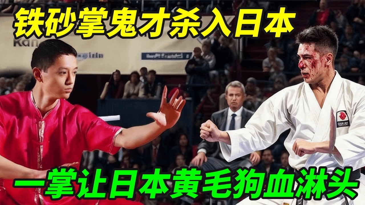 铁砂掌鬼才杀入日本，只要有日本黄毛说不服，一掌下去狗血淋头！【小野格斗解说】