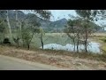 ラオスの田舎道をただ撮影