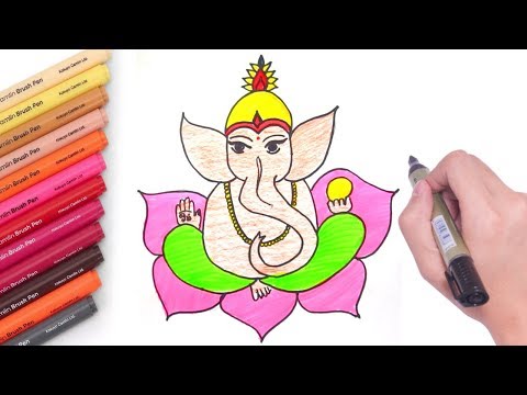 Ganesh Chaturthi Special Drawing God Ganesha Drawing For Beginners Easy Vinayagar Drawing By Pebbles Craft And Easy guide 'how to draw' from artistro! ganesh chaturthi special drawing god