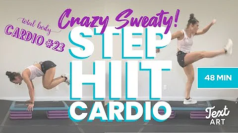 CARDIO #23 Sweaty STEP HIIT Aerobics Cardio Workou...