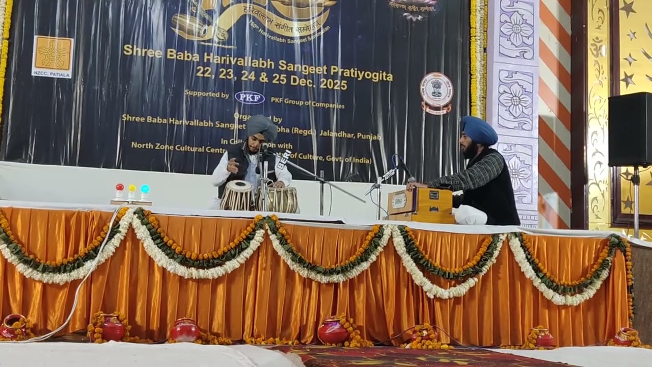 Student Sehajpreet Singh Winner 🏆 of Harivallbh sangeet competition | Tabla solo Rudar Taal 11 Matra