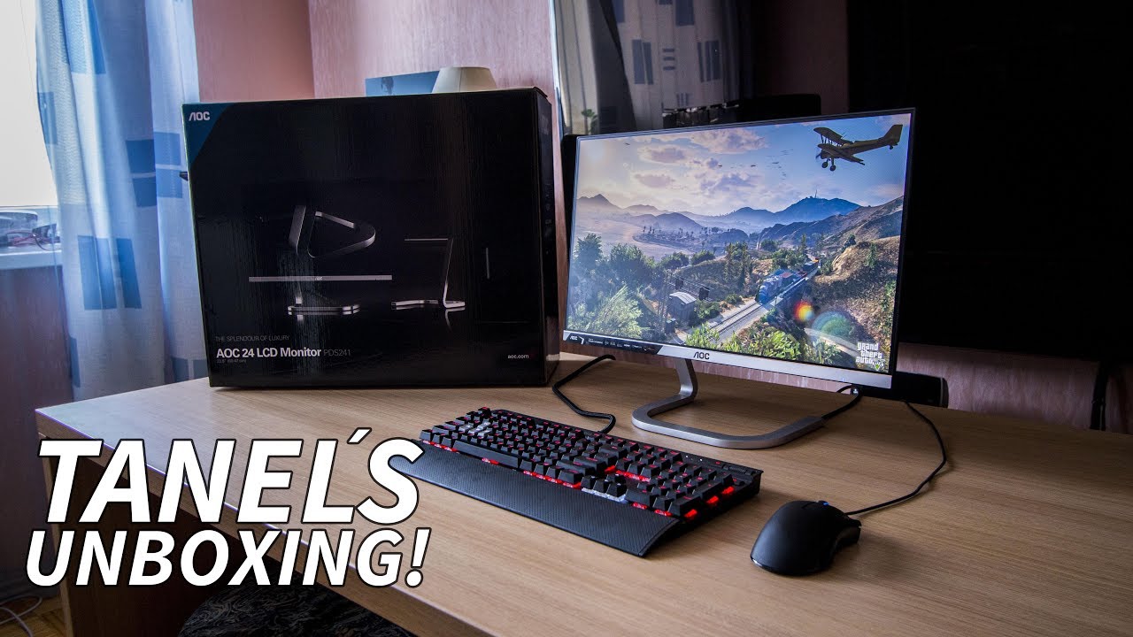 The 24" AOC PDS241 Porsche Design Unboxing by Tanel
