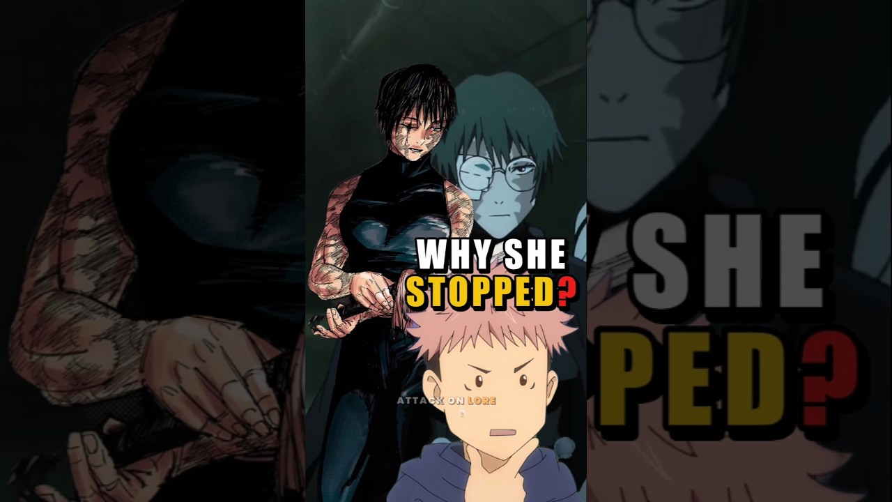 Why did Maki stop wearing glasses? #jjk #jujutsukaisen #shorts