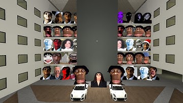 POV AUUGHH OBUNGA AND ALL CRAZY BOTS FUN IN HOTEL!  #garrysmod #yoshiegaming