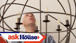 How to Install a Motorized Light Lift | All About Lights | Ask This Old House