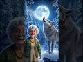 🐺 The wolf is hawling 🐺🐾 #englishspeaking #englishgrammar #ai#shorts#trending