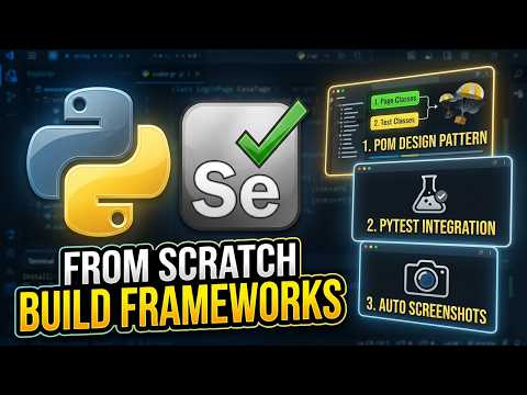 Build Selenium Python Framework from Scratch | POM Design Pattern + PyTest + Screenshots