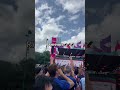 Scenes from Atlanta after an early goal in US v Australia 🦅