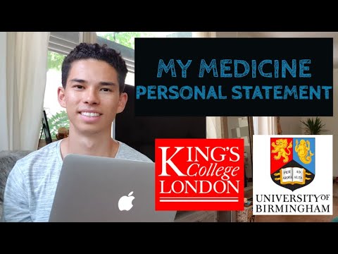 birmingham medicine personal statement