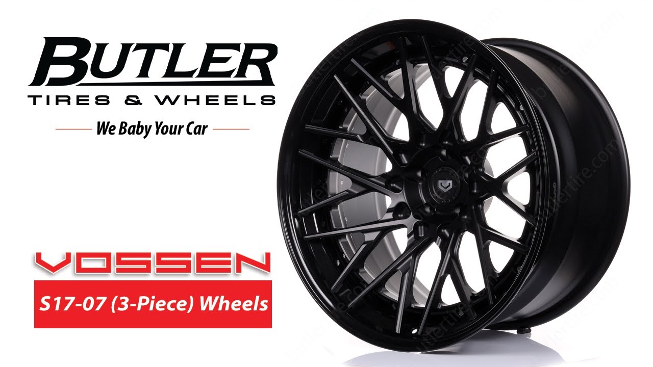 Vossen S17-07 (3-Piece) Forged Wheels | Custom Finish | Butler Tire