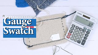 Best Method to Measure A Gauge Swatch @AndreaWongKnits