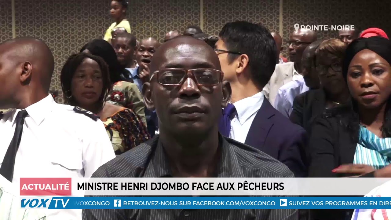 Henri Djombo face aux pêcheurs