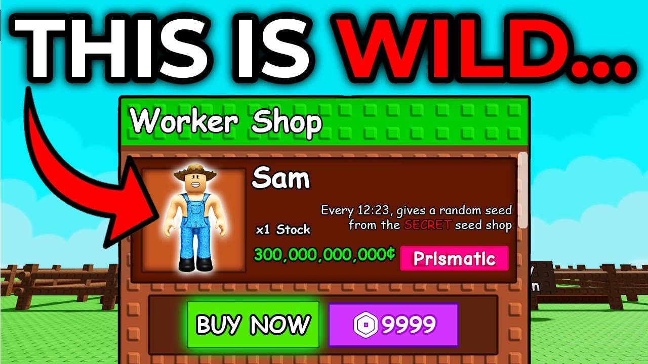 The Next Update is INSANE… (Grow a Garden) - YouTube