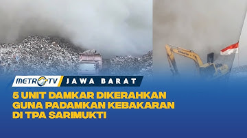 Kebakaran di TPA Sarimukti Kembali Berkobar