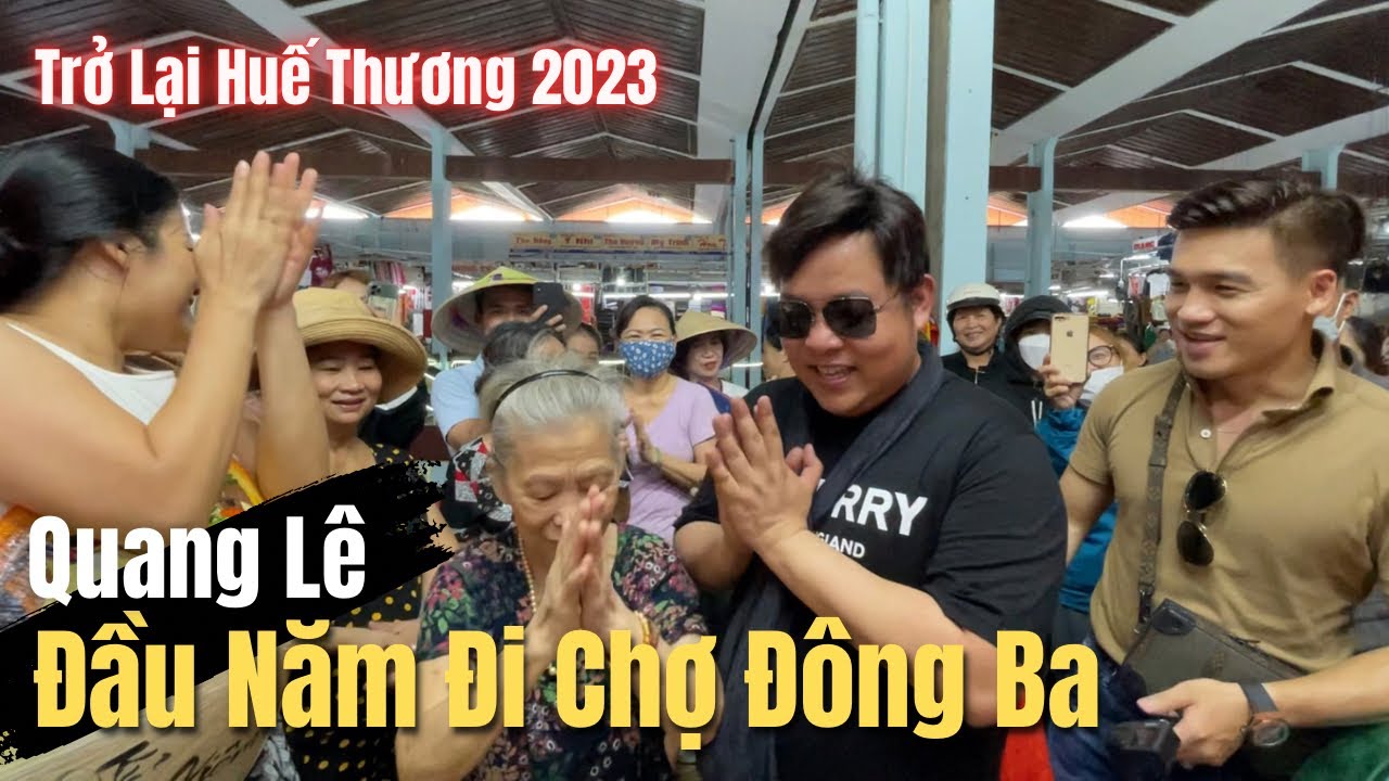 Quang Lê đi chợ Đông Ba hát tưng bừng khiến ban quản lý xuất hiện!